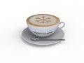 Cappuccino coffee cup Royalty Free Stock Photo