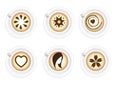 Cappuccino coffee designs