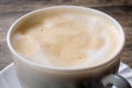 Cappuccino with milk foam Royalty Free Stock Photo
