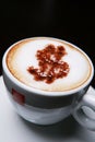 Cappucino with dollar sign Royalty Free Stock Photo
