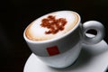 Cappucino with dollar sign Royalty Free Stock Photo