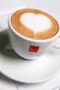 Cappucino with heart shape Royalty Free Stock Photo