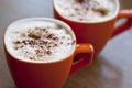 Cappucino swallow DOF Royalty Free Stock Photo