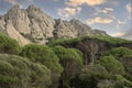 Rocky mountains in Caprera island, Sardinia, Italy Royalty Free Stock Photo