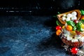 Caprese salad with quinoa Royalty Free Stock Photo