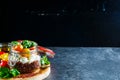 Caprese salad with quinoa Royalty Free Stock Photo