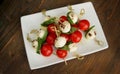 Caprese tapas Royalty Free Stock Photo
