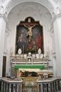 Capri - Altare della Cappella del Santissimo Crocifisso nella Chiesa di Santo Stefano