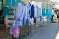 Shopping on Capri. Outdoors store on the streets of Anacapri