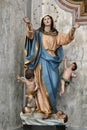 Capri - Statua dell`Incoronata nella Chiesa di Santo Stefano
