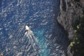 Capri cliff view Royalty Free Stock Photo