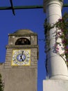 Capri. The clock tower Royalty Free Stock Photo