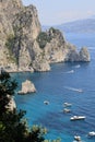 Capri island in a beautiful summer day Royalty Free Stock Photo