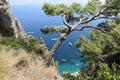 Capri island in a beautiful summer day Royalty Free Stock Photo