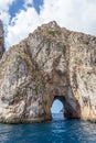 Capri island in a beautiful summer day in Italy Royalty Free Stock Photo