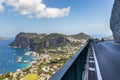 Capri island in a beautiful summer day in Italy Royalty Free Stock Photo