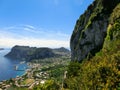 Capri island, Italy, near Naples. Royalty Free Stock Photo