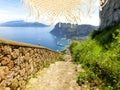 Capri island, Italy, near Naples. Royalty Free Stock Photo