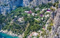 Capri island, mediterranean architecture, Italy Royalty Free Stock Photo