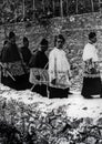 Capri, Italy, 1929 - Some religious parade in cassock with candles during the celebrations of San Costanzo, patron of the island