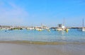 Capri, Naples, Italy. The harbor of the village Marina Grande Royalty Free Stock Photo