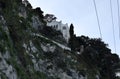 Capri - Scorcio di Villa San Michele dalla strada provinciale