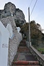 Capri - Tratto iniziale della Scala Fenicia