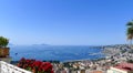 Capri view from Gulf of Naples