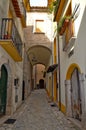 The old town of Capriati a Volturno in the province of Caserta, Italy. Royalty Free Stock Photo