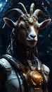 Capricorn The Goat of the Zodiac Sign Man of Earth, Discipline Illuminates Your Majestic Path Royalty Free Stock Photo