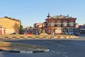 Garii street in Giurgiu city. Caprioara roundabout.