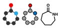 Caprolactam, the building block of Nylon-6 (polycaprolactam) plastic