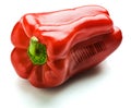 Capsicum with bar code Royalty Free Stock Photo