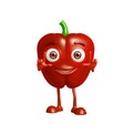Capsicum character with direction pose