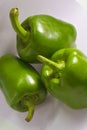 CAPSICUM GREEN COLOR VEGETABLE FRESH Royalty Free Stock Photo