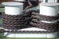 Capstan and rope