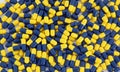 Capsule background Royalty Free Stock Photo