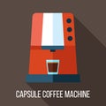 Capsule coffee machine