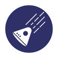 Capsule glypy with color background vector icon which can easily modify or edit