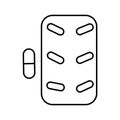 Capsule Isolated Vector icon which can easily modify or editCapsule Isolated Vector icon which can easily modify or edit Royalty Free Stock Photo