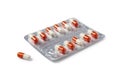 Capsule tablets Royalty Free Stock Photo