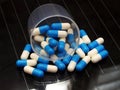 Capsules of amoxicillin Royalty Free Stock Photo