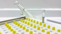 Capsules compounding in the pharmacy laboratory