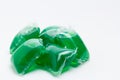 Capsules with laundry liquit detergent Royalty Free Stock Photo