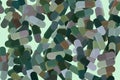 Capsules, medicine or pills illustrations background abstract, hand drawn. Digital, drug, psychiatric & medication. Royalty Free Stock Photo