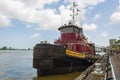 Capt. Bud Bisso tugboat, New Orleans, Louisiana, USA Royalty Free Stock Photo