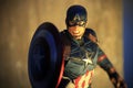 Captain America Civil War superheros figure Royalty Free Stock Photo