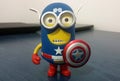 Captain America Minion Royalty Free Stock Photo