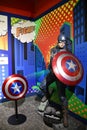 Captain America statue at Louis Tussauds Waxworks at Niagara Falls in Ontario, Canada