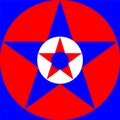 Captain America superhero shield colors